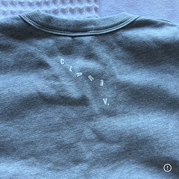 Clare V. Channel Quilted Crew Neck Sweatshirt - Picture 6 of 10